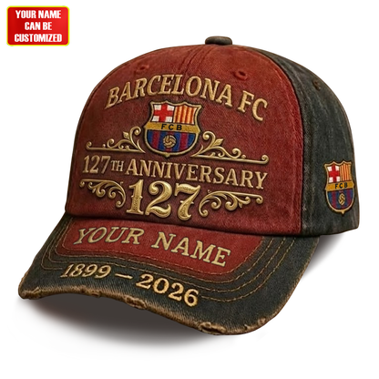 Personalized Barca 127th Anniversary Classic Cap
