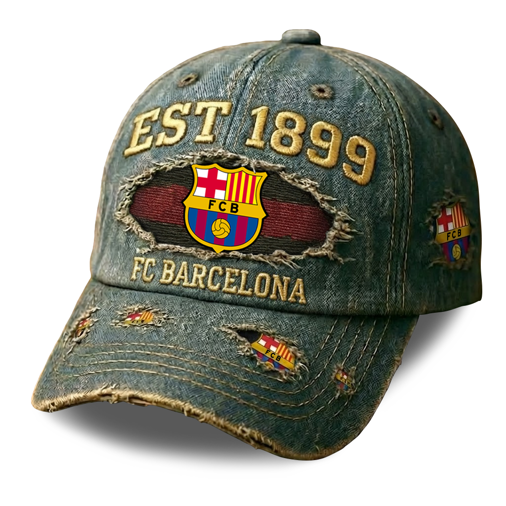 Barca EST 1899 Vintage Denim Cap