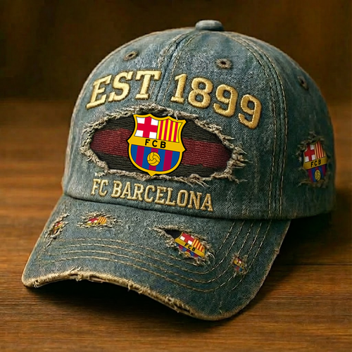 Barca EST 1899 Vintage Denim Cap