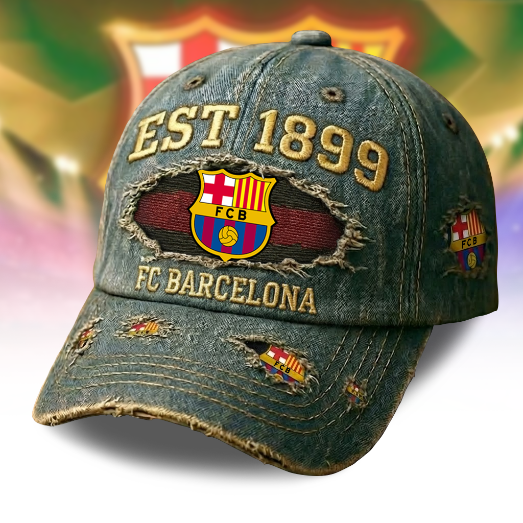 Barca EST 1899 Vintage Denim Cap