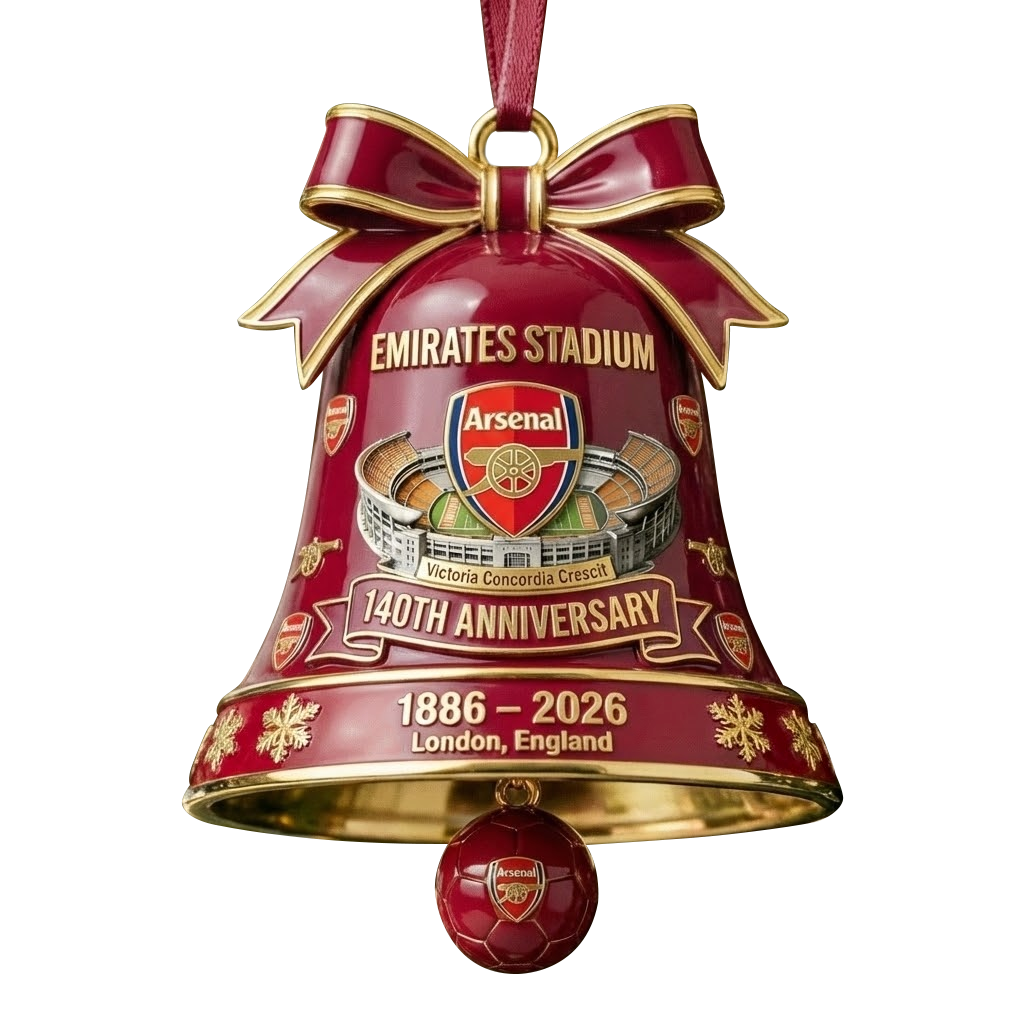 Jinger Arsenal 140th Anniversary Stadium Christmas Ornament