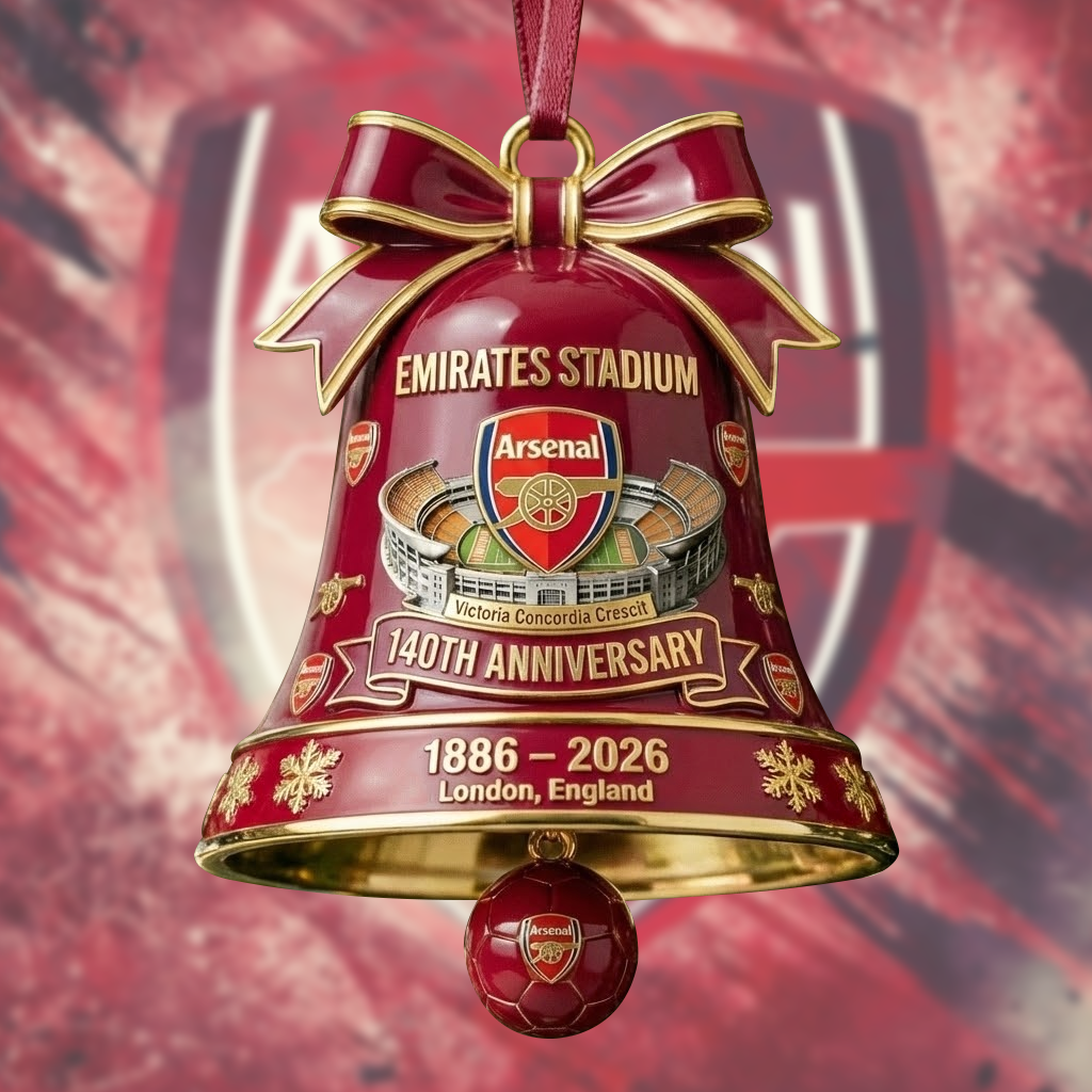 Jinger Arsenal 140th Anniversary Stadium Christmas Ornament