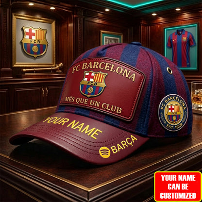 Personalized Barca FC Classic Cap Est 1899
