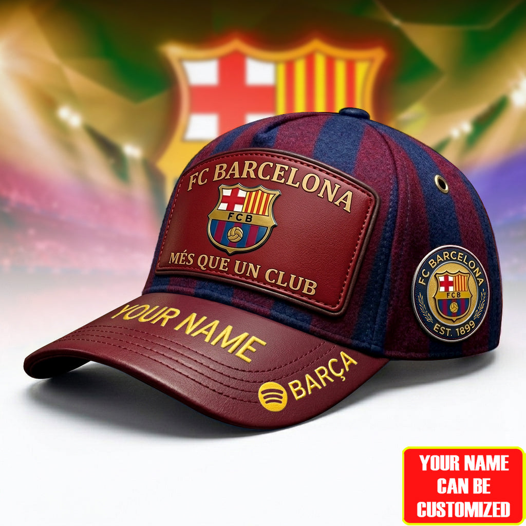 Personalized Barca FC Classic Cap Est 1899