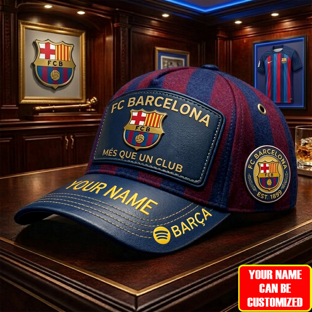 Personalized Barca FC Classic Cap Est 1899