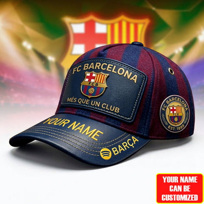 Personalized Barca FC Classic Cap Est 1899