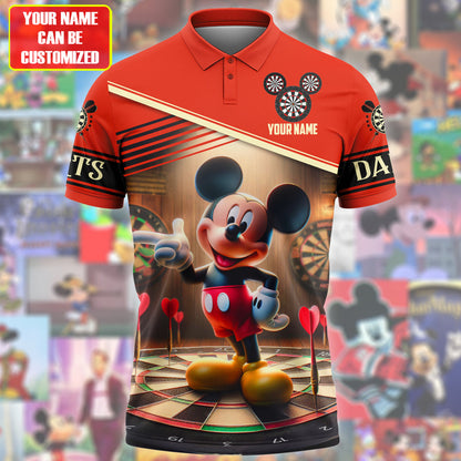 Personalized Name MK Darts All Over Printed Unisex Shirt QB180403