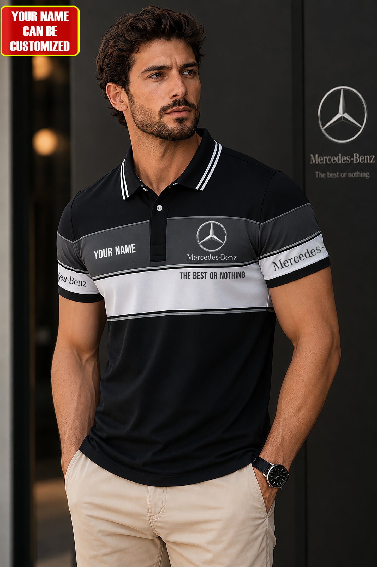 Personalized Merc Sport Casual All Over Printed Shirt