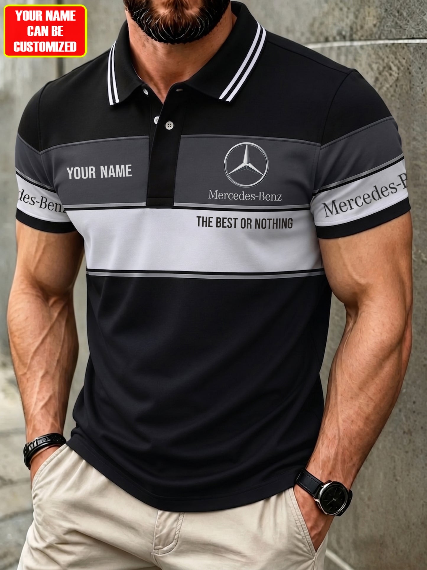 Personalized Merc Sport Casual All Over Printed Shirt