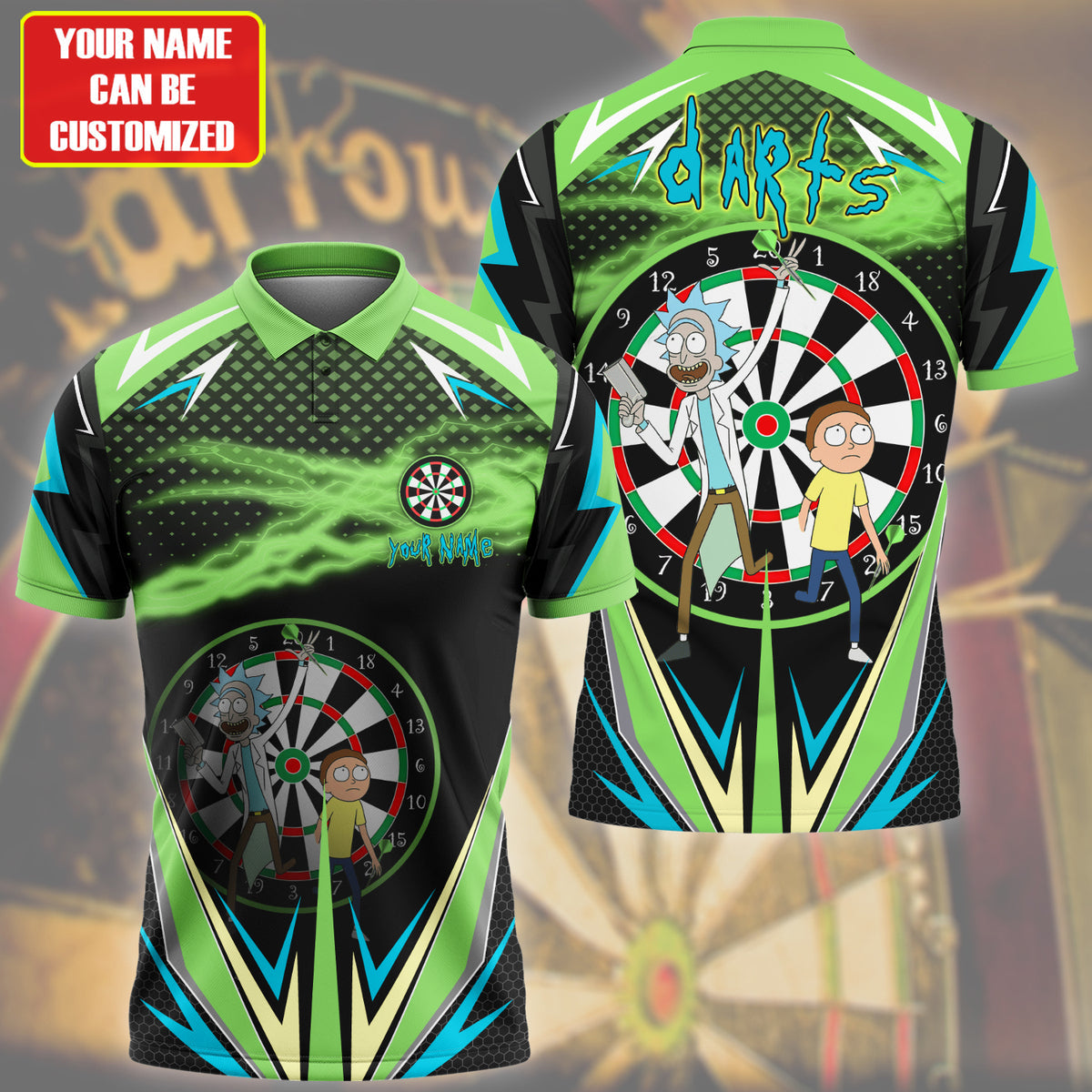 Personalized Name RM Darts All Over Printed Unisex Shirt Q180602