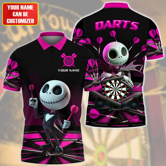 Personalized Name Pink Js Darts All Over Printed Unisex Shirt Q180603