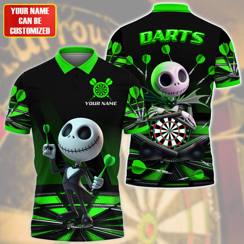 Personalized Name Green Js Darts All Over Printed Unisex Shirt Q180603