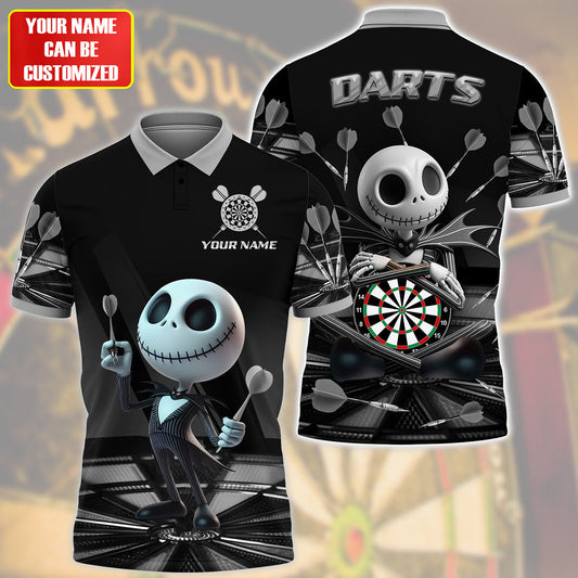 Personalized Name Black Js Darts All Over Printed Unisex Shirt Q180603