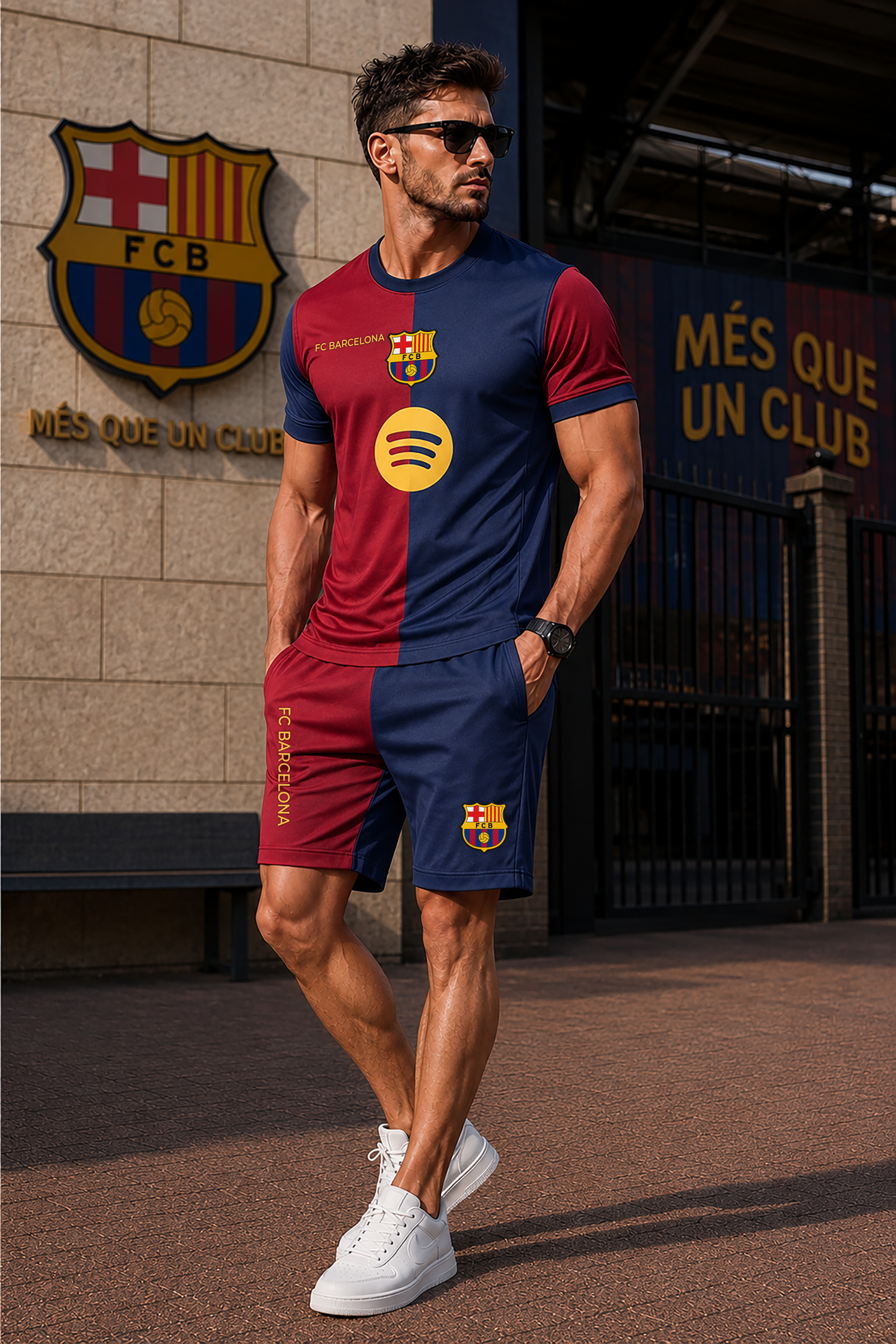 Personalized Barca FC Sport All Over Printed Shirt V5