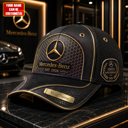 Personalized Merc Leather Vintage 100th Anniversary Classic Cap V5 (1926-2026)