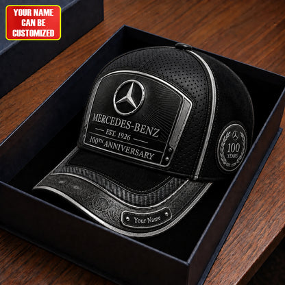 Personalized Merc Leather Vintage 100th Anniversary Classic Cap V6 (1926-2026)