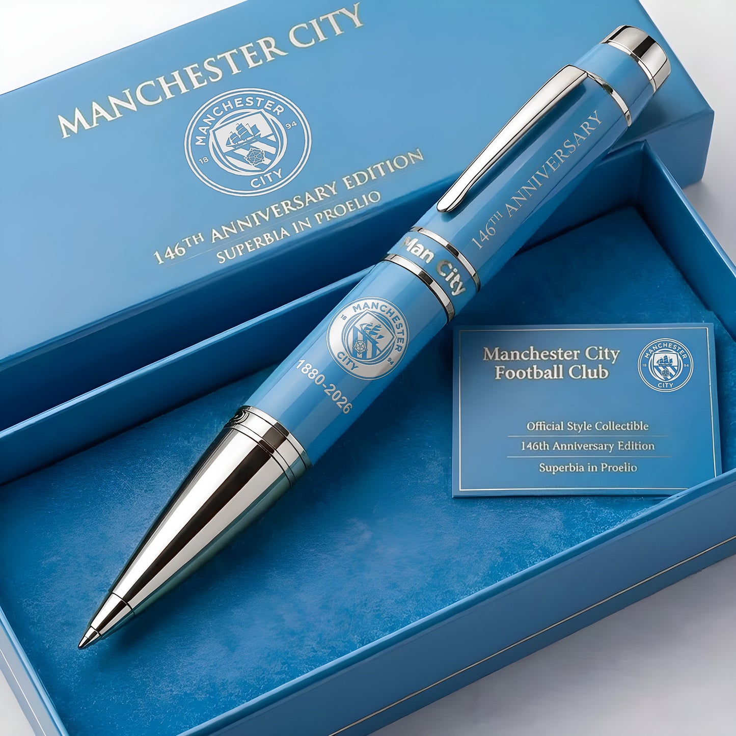 Man City 146th Anniversary Edition Ballpoint Pen (1880- 2026)