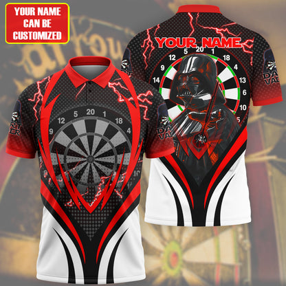 Dart Vader Q3 Funny Personalized Name 3D Shirt For Darts Player Q190202