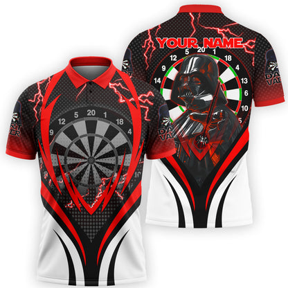Dart Vader Q3 Funny Personalized Name 3D Shirt For Darts Player Q190202