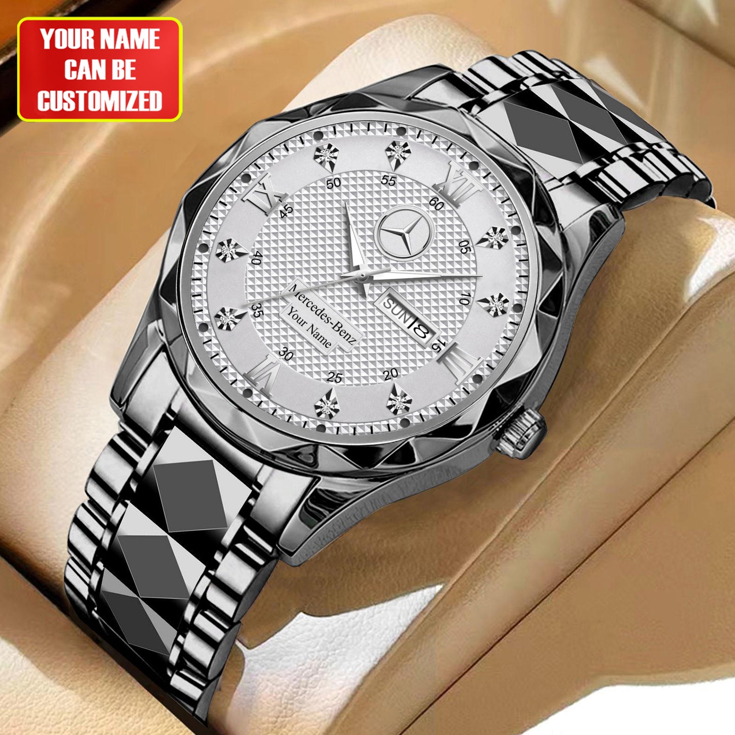 Personalized Merc Le Locle Alloy Charley Watch