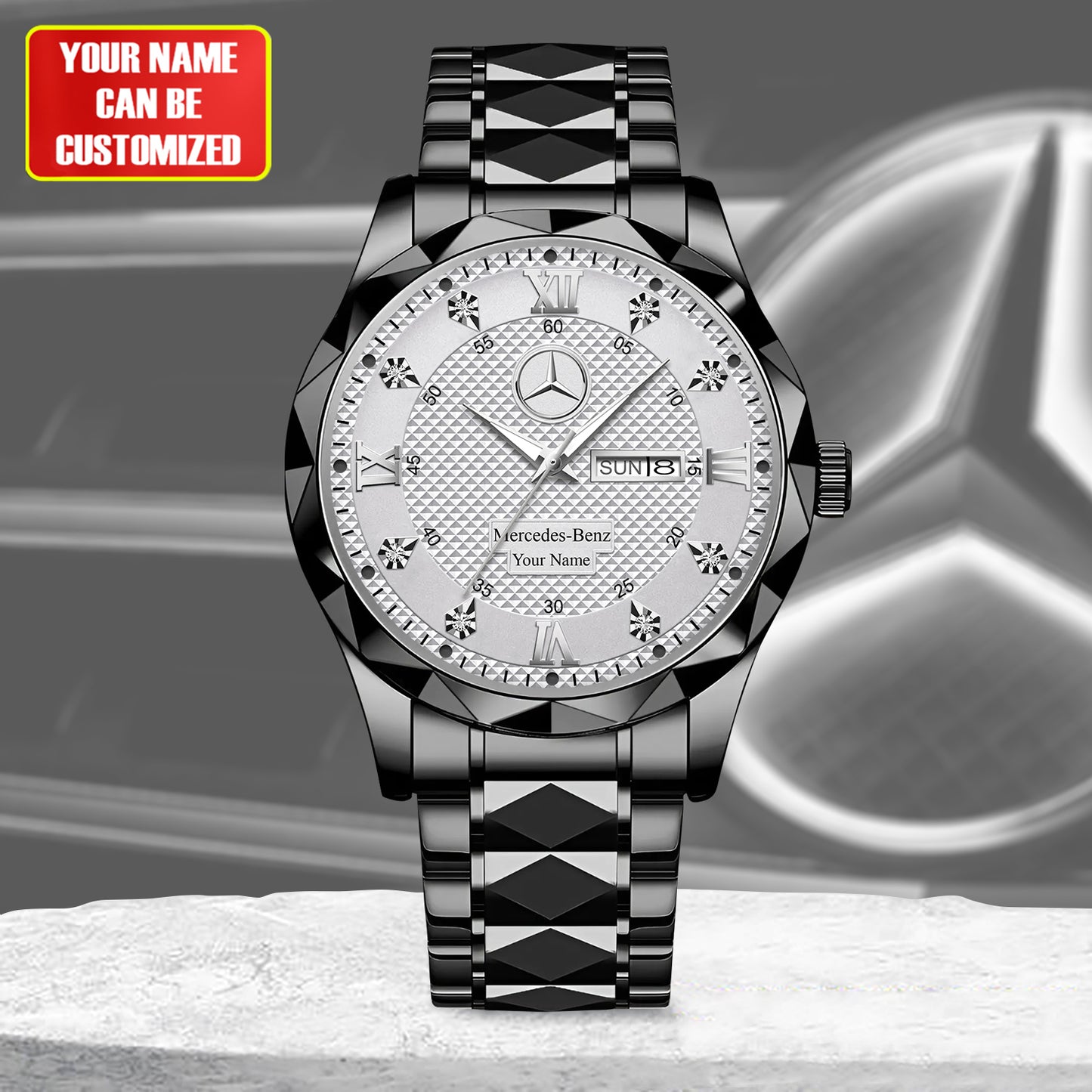 Personalized Merc Le Locle Alloy Charley Watch