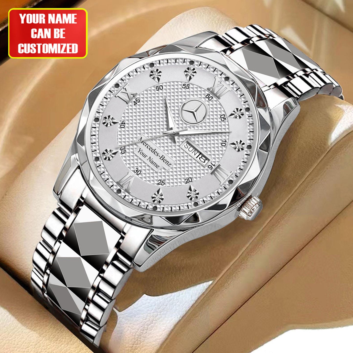 Personalized Merc Le Locle Alloy Charley Watch