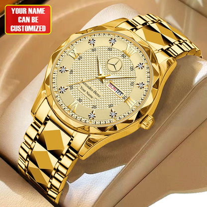 Personalized Merc Le Locle Alloy Charley Watch
