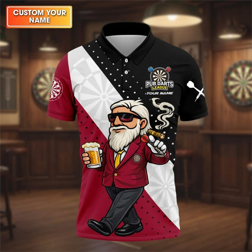 Personalized Name Darts League All Over Printed Unisex Shirt Q190306