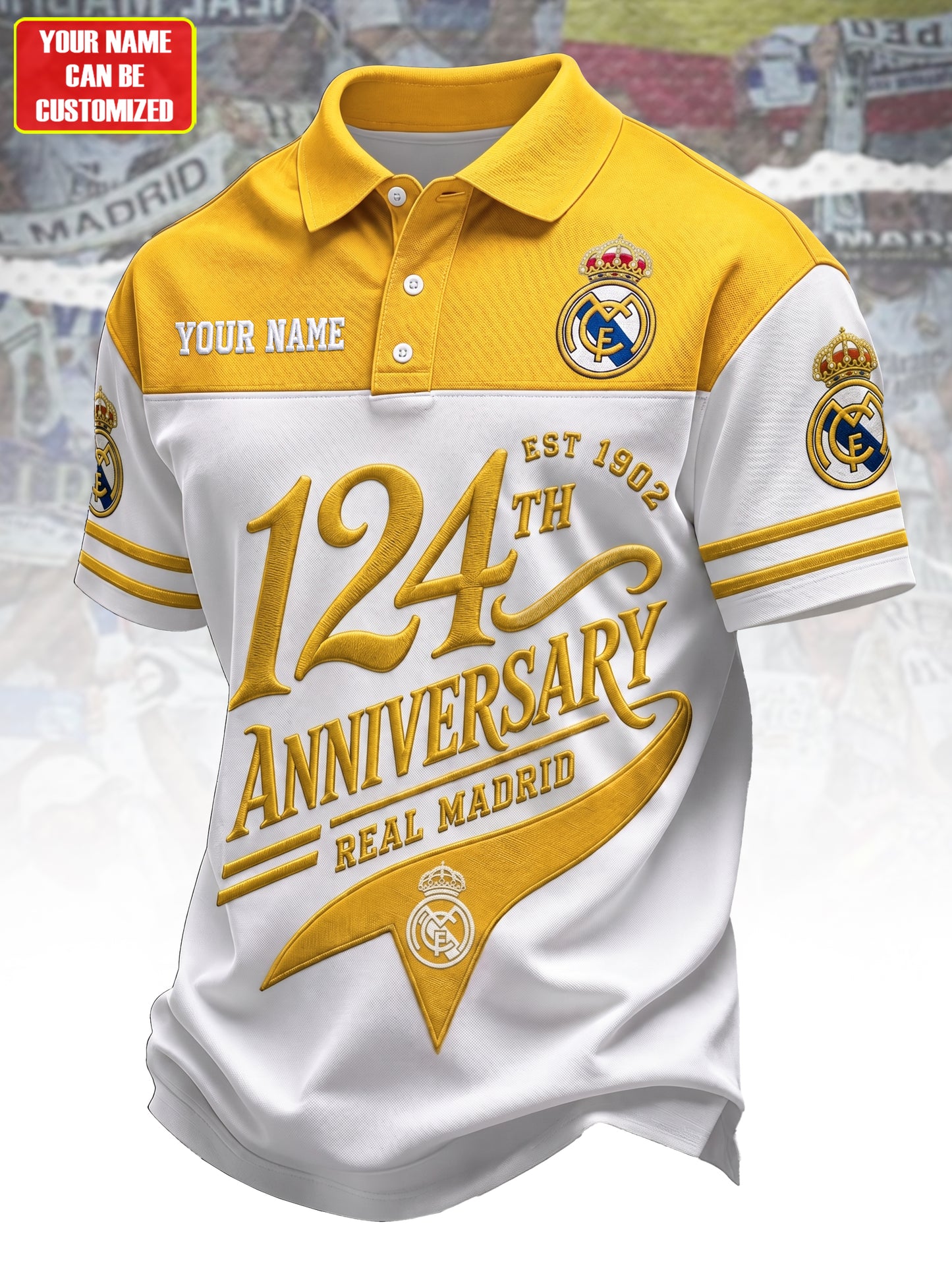 Personalized Real 124TH Anniversary 3D Full Printing Set , Shirt , Hoodie , Short , Polo , hawaii