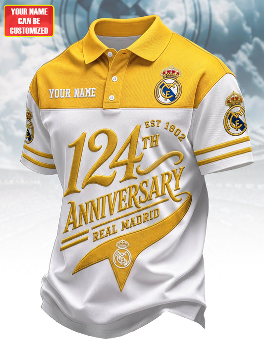 Personalized Real 124TH Anniversary 3D Full Printing Set , Shirt , Hoodie , Short , Polo , hawaii