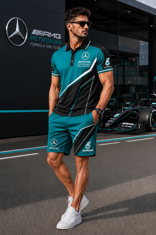Personalized Merc AMG Petronas Sport All Over Printed Shirt V3
