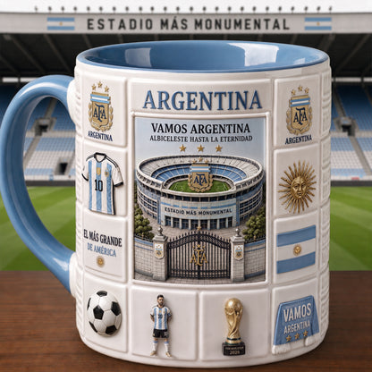 Argen Stadium Accent Mug , Cream Mug Gifts , Holiday Gifts