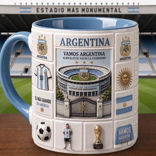 Argen Stadium Accent Mug , Cream Mug Gifts , Holiday Gifts