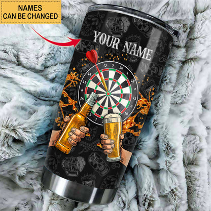 Personalized Name Darts Beer Tumbler 20oz 30oz Cup Q190804
