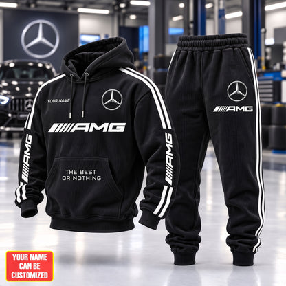Personalized Merc AMG New Style Hoodie and Sweatpants set