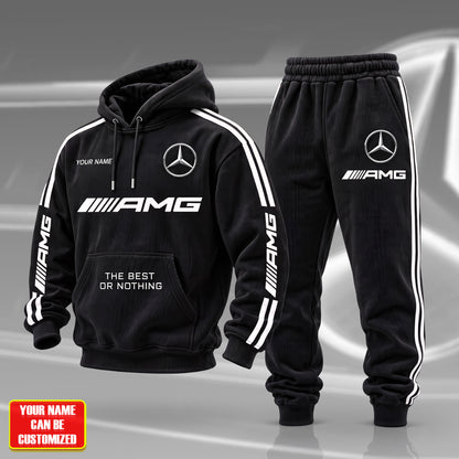 Personalized Merc AMG New Style Hoodie and Sweatpants set