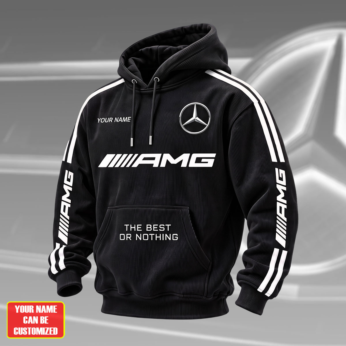 Personalized Merc AMG New Style Hoodie and Sweatpants set