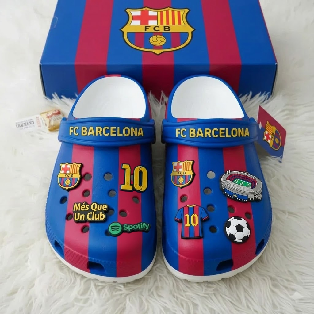 Barca FC Stadium 3D Clog