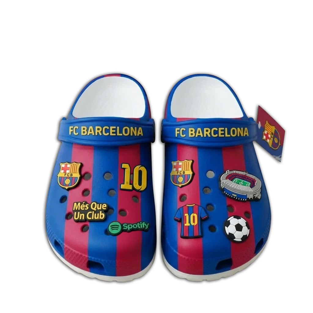 Barca FC Stadium 3D Clog