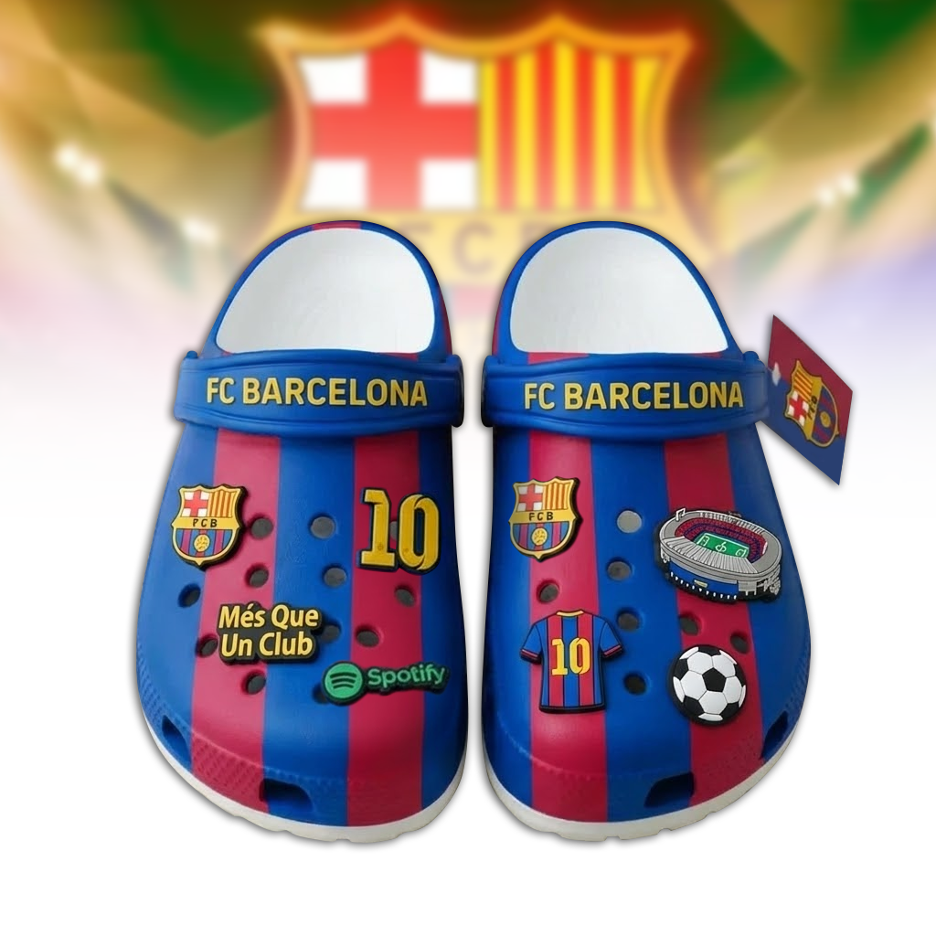 Barca FC Stadium 3D Clog