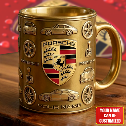 Personalized Pors Accent Mug , Cream Mug Gifts , Holiday Gifts