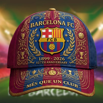 Personalized Barca FC 127th Anniversary Luxury Classic Cap