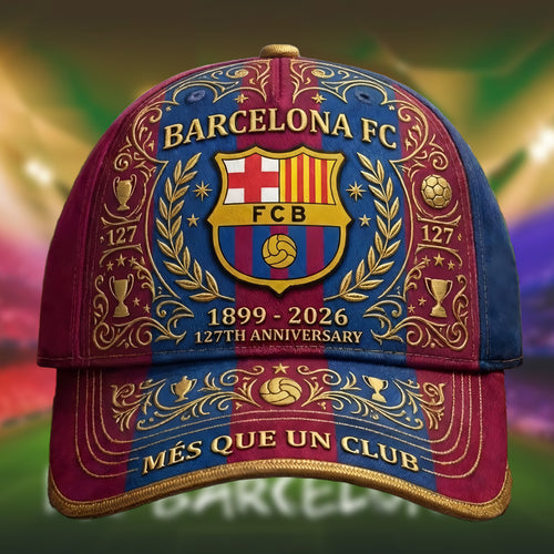 Personalized Barca FC 127th Anniversary Luxury Classic Cap
