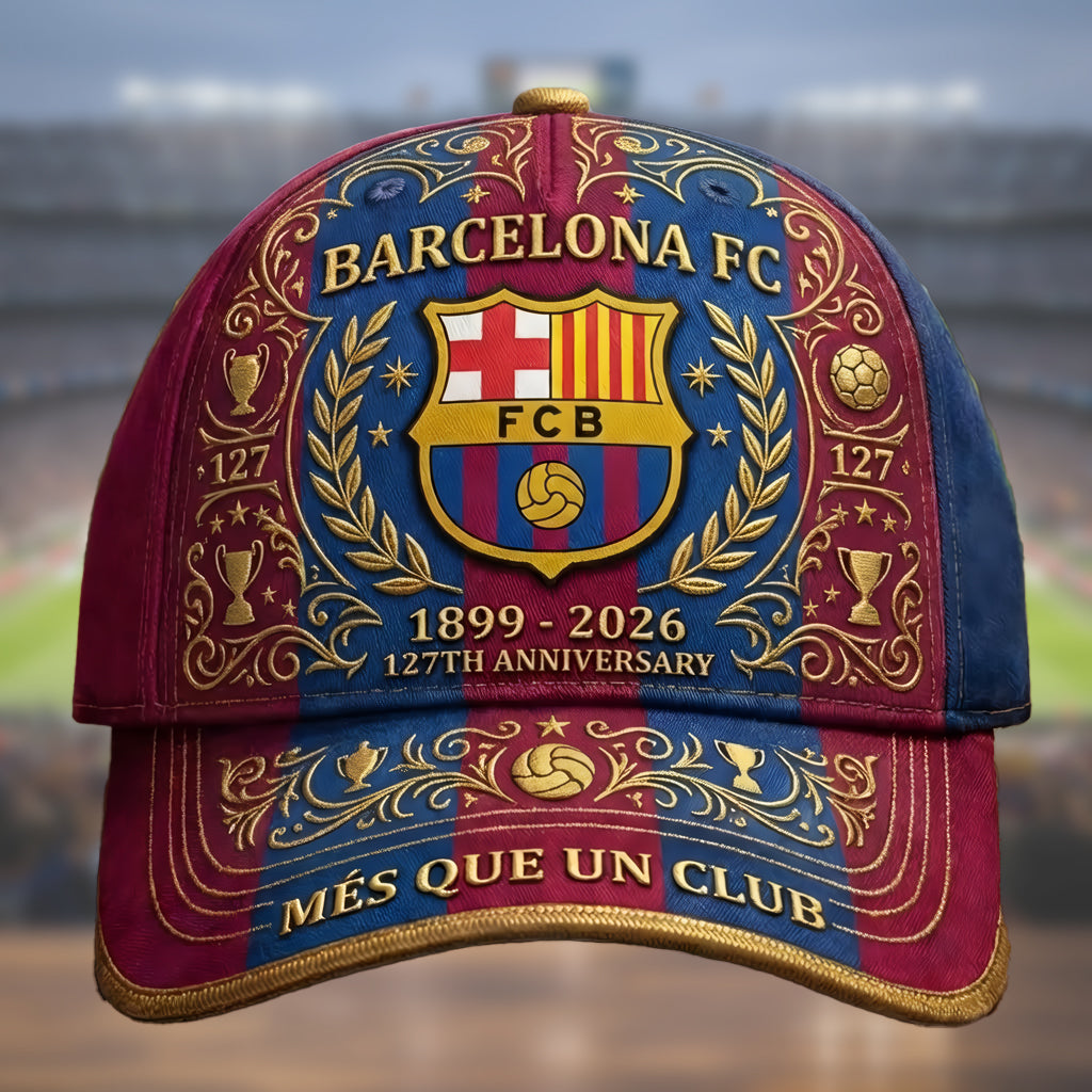 Personalized Barca FC 127th Anniversary Luxury Classic Cap