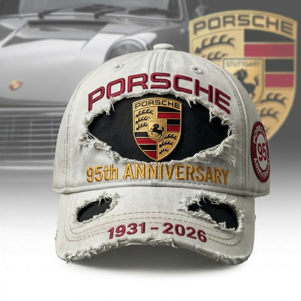 Pors 95 Years Anniversary Denim Classic Cap (1931-2026)