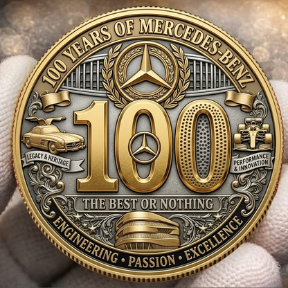 Merc 100th Anniversary Luxury Commemorative Coin (1926-2026)