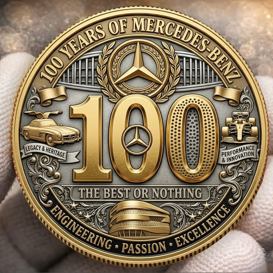 Merc 100th Anniversary Luxury Commemorative Coin (1926-2026)