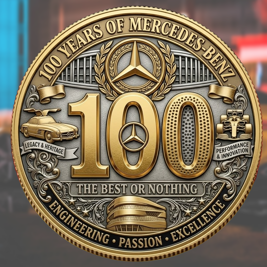 Merc 100th Anniversary Luxury Commemorative Coin (1926-2026)