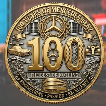 Merc 100th Anniversary Luxury Commemorative Coin (1926-2026)