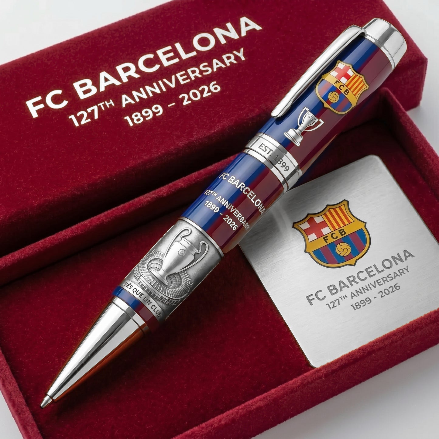Personalized Barca Champions 127 Years Anniversary Edition Ballpoint Pen (1899-2026)